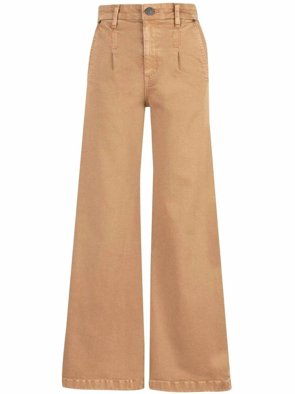 NEW KUT FROM THE KLOTH women's meg high rise wide leg jeans in toffee - Picture 1 of 3